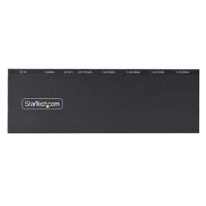 StarTech.com Splitter Divisor HDMI de 4 Puertos, Vídeo HDMI 2.0 de 4K a 60Hz, Multiplicador HDMI 4K con Escalador incorporado, HDMI de 1 Entrada y 4 Salidas, Audio 3,5 mm StarTech.com Splitter Divisor HDMI de 4 Puertos, Vídeo HDMI 2.0 de 4K a 60Hz, Multiplicador HDMI 4K con Escalador incorporado, HDMI de 1 Entrada y 4 Salidas, Audio 3,5 mm