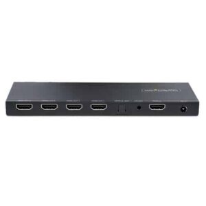 StarTech.com Splitter Divisor HDMI de 4 Puertos, Vídeo HDMI 2.0 de 4K a 60Hz, Multiplicador HDMI 4K con Escalador incorporado, HDMI de 1 Entrada y 4 Salidas, Audio 3,5 mm StarTech.com Splitter Divisor HDMI de 4 Puertos, Vídeo HDMI 2.0 de 4K a 60Hz, Multiplicador HDMI 4K con Escalador incorporado, HDMI de 1 Entrada y 4 Salidas, Audio 3,5 mm