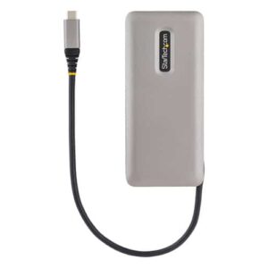 StarTech.com Hub USB-C de 4 Puertos – 1 Puerto USB-A – Concentrador de 3 Puertos USB Tipo C – USB 3.1 de 10Gbps – Ladrón USB Tipo C con Cable de 25cm Envolvente – Splitter USB-C a USB-A