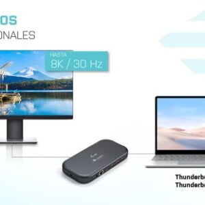 i-tec Thunderbolt 3/USB-C Dual 4K Docking Station + USB-C to DisplayPort Cable (1,5 m) + Power Delivery 60W i-tec Thunderbolt 3/USB-C Dual 4K Docking Station + USB-C to DisplayPort Cable (1,5 m) + Power Delivery 60W