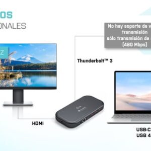 i-tec Thunderbolt 3/USB-C Dual 4K Docking Station + USB-C to DisplayPort Cable (1,5 m) + Power Delivery 60W i-tec Thunderbolt 3/USB-C Dual 4K Docking Station + USB-C to DisplayPort Cable (1,5 m) + Power Delivery 60W