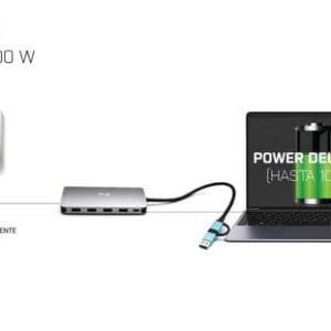 i-tec USB 3.0 USB-C/Thunderbolt 3x Display Metal Nano Dock with LAN + Power Delivery 100 W i-tec USB 3.0 USB-C/Thunderbolt 3x Display Metal Nano Dock with LAN + Power Delivery 100 W