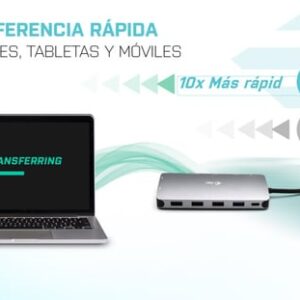 i-tec USB 3.0 USB-C/Thunderbolt 3x Display Metal Nano Dock with LAN + Power Delivery 100 W i-tec USB 3.0 USB-C/Thunderbolt 3x Display Metal Nano Dock with LAN + Power Delivery 100 W