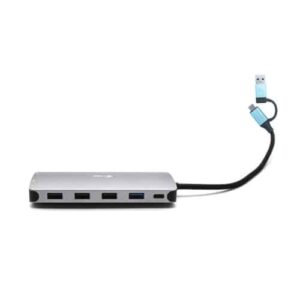 i-tec USB 3.0 USB-C/Thunderbolt 3x Display Metal Nano Dock with LAN + Power Delivery 100 W i-tec USB 3.0 USB-C/Thunderbolt 3x Display Metal Nano Dock with LAN + Power Delivery 100 W