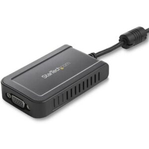 StarTech.com Adaptador de Vídeo Externo USB a VGA - Tarjeta Gráfica Externa Cable - 1920x1200 StarTech.com Adaptador de Vídeo Externo USB a VGA – Tarjeta Gráfica Externa Cable – 1920×1200