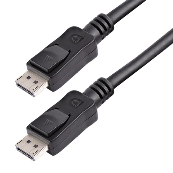 StarTech.com Cable de 5m DisplayPort 1.2 – Cable DisplayPort 4K x 2K Ultra HD Certificado por VESA – Cable DP a DP para Monitor – con Conectores DP con Pestillo