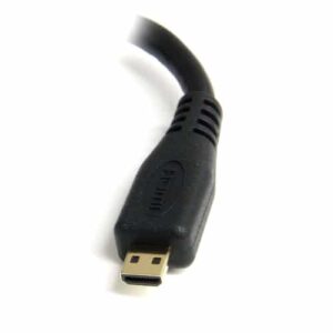 StarTech.com Adaptador Micro HDMI a HDMI – Vídeo 4K 30Hz -Cable Adaptador Dongle Micro HDMI Tipo D de Alta Velocidad a HDMI 1.4 – para Monitores o TV HDMI Ultra HDs – Macho a Hembra