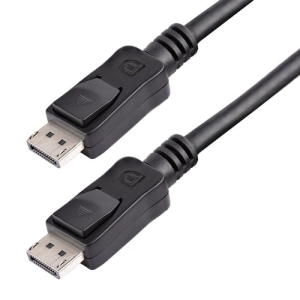 StarTech.com Cable de 2m DisplayPort 1.2 – Cable DisplayPort 4K x 2K Ultra HD Certificado por VESA – Cable DP a DP para Monitor – con Conectores DP con Pestillo