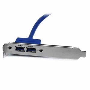 StarTech.com Cabezal Bracket de 2 puertos USB 3.0 SuperSpeed con conexión a Placa Base