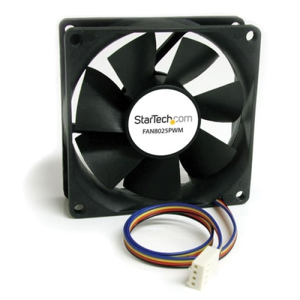 StarTech.com Ventilador Fan para Chasis Caja de Ordenador PC Torre – 80x25mm – Conector PWN