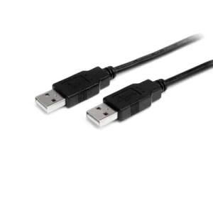 StarTech.com Cable de 1m USB 2.0 Alta Velocidad Macho a Macho USB A – Negro