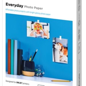 HP Papel fotográfico brillante Everyday – 100 hojas/10 x 15 cm