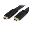 StarTech.com Cable HDMI de alta velocidad con Ethernet 5m Plano - 2x HDMI Macho - Ultra HD 4k x 2k - Negro