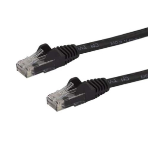 StarTech.com Cable de Red Ethernet Snagless Sin Enganches Cat 6 Cat6 Gigabit 10m – Negro