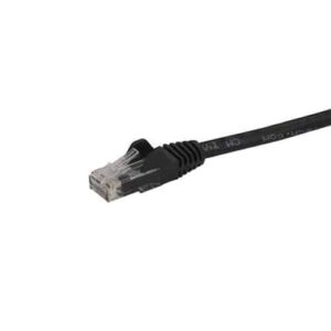 StarTech.com Cable de Red Ethernet Snagless Sin Enganches Cat 6 Cat6 Gigabit 15m – Negro