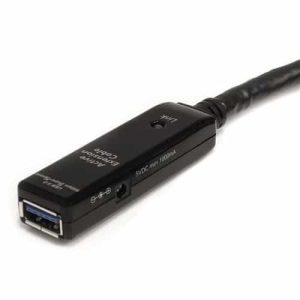 StarTech.com Cable Extensor Alargador USB 3.0 SuperSpeed Activo de 3m – USB A Macho a Hembra – Negro