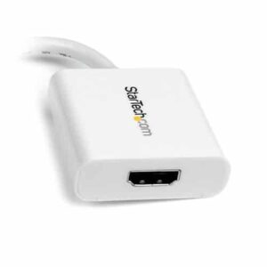 StarTech.com Adaptador Conversor de Vídeo Mini DisplayPort DP a HDMI – 1920×1200 – Pasivo – Blanco