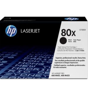 HP Cartucho de tóner original LaserJet 80X de alta capacidad negro