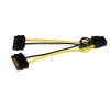 StarTech.com Cable Adaptador 15cm Alimentación SATA a Conector 8 Pines de Corriente de Tarjeta Gráfica PCI Express PCIe StarTech.com Cable Adaptador 15cm Alimentación SATA a Conector 8 Pines de Corriente de Tarjeta Gráfica PCI Express PCIe