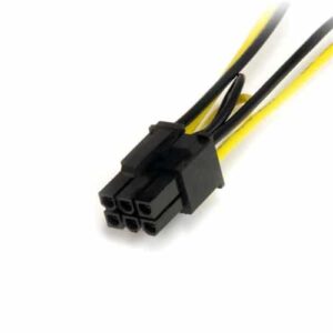 StarTech.com Cable Adaptador 15cm Alimentación SATA a Conector 6 Pines de Corriente de Tarjeta Gráfica PCI Express PCIe StarTech.com Cable Adaptador 15cm Alimentación SATA a Conector 6 Pines de Corriente de Tarjeta Gráfica PCI Express PCIe