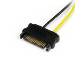 StarTech.com Cable Adaptador 15cm Alimentación SATA a Conector 6 Pines de Corriente de Tarjeta Gráfica PCI Express PCIe StarTech.com Cable Adaptador 15cm Alimentación SATA a Conector 6 Pines de Corriente de Tarjeta Gráfica PCI Express PCIe