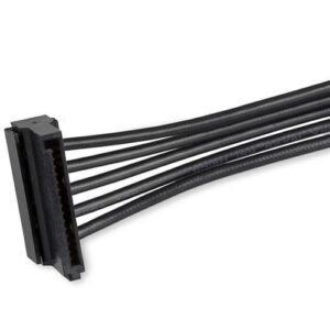 StarTech.com Cable Adaptador Bifurcador Divisor Splitter de Alimentación SATA de 40cm – 4x Receptáculos Hembra SATA