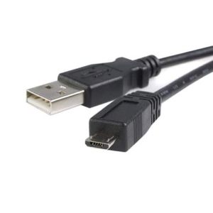 StarTech.com Cable 3m Micro USB B a USB A Cargador para Teléfono Móvil Datos USB 2.0 – Macho a Macho – Negro