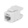 StarTech.com Jack Conector de Pared Módulo Keystone RJ45 Hembra Cat6 de Red 180º - Blanco - Tipo 110 StarTech.com Jack Conector de Pared Módulo Keystone RJ45 Hembra Cat6 de Red 180º - Blanco - Tipo 110
