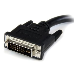 StarTech.com Adaptador Conversor de 20cm DVI-I a VGA – DVI-I Macho – HD15 Hembra – Cable Convertidor Negro