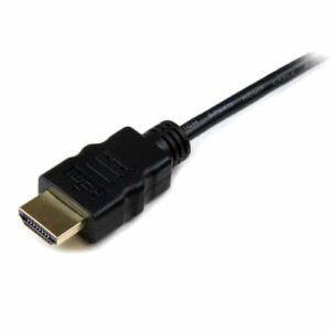 StarTech.com Cable de 3m Micro HDMI a HDMI con Ethernet – Vídeo de 4K a 30Hz – Cable Adaptador Conversor Micro HDMI Tipo D de alta velocidad a HDMI 1.4 – HDMI UHD – Macho a Macho