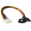 StarTech.com Adaptador Cable 30cm Divisor de 4 Pines LP4 a Doble SATA Cierre Seguridad Pestillo Latches StarTech.com Adaptador Cable 30cm Divisor de 4 Pines LP4 a Doble SATA Cierre Seguridad Pestillo Latches