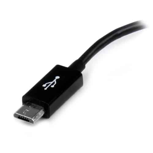 StarTech.com Cable Adaptador de 12cm Micro USB Macho a USB A Hembra OTG para Tablets Smartphones - Negro StarTech.com Cable Adaptador de 12cm Micro USB Macho a USB A Hembra OTG para Tablets Smartphones – Negro