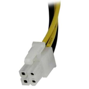 StarTech.com Cable 20cm Extensión Alargador Alimentación Corriente Placa Base ATX12V 4 Pines P4 - Macho a Hembra StarTech.com Cable 20cm Extensión Alargador Alimentación Corriente Placa Base ATX12V 4 Pines P4 – Macho a Hembra