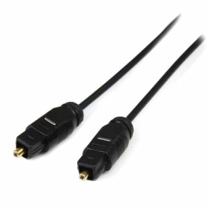 StarTech.com Cable 4,5m TosLink Audio Digital Óptico SPDIF Delgado – Negro