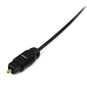 StarTech.com Cable 4,5m TosLink Audio Digital Óptico SPDIF Delgado - Negro StarTech.com Cable 4,5m TosLink Audio Digital Óptico SPDIF Delgado – Negro
