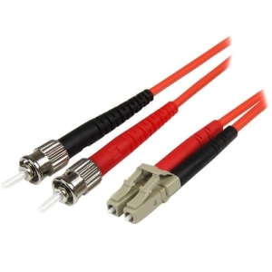 StarTech.com Cable Adaptador de Red de 5m Multimodo Dúplex Fibra Óptica LC-ST 50/125 – Patch Duplex