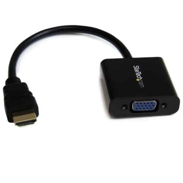 StarTech.com Adaptador Conversor de Vídeo HDMI a VGA HD15 – Cable Convertidor – 1920×1200 – 1080p