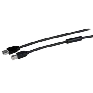 StarTech.com Cable 15 Metros 15m USB B Macho a USB A Macho Activo Amplificado USB 2.0 – Impresora