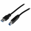 StarTech.com Cable Certificado 1m USB 3.0 Super Speed USB B Macho a USB A Macho Adaptador para Impresora - Negro StarTech.com Cable Certificado 1m USB 3.0 Super Speed USB B Macho a USB A Macho Adaptador para Impresora - Negro