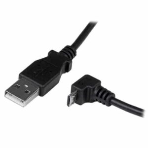 StarTech.com Cable Adaptador 2m USB A Macho a Micro USB B Macho Acodado en Ángulo hacia Abajo para Teléfono Móvil StarTech.com Cable Adaptador 2m USB A Macho a Micro USB B Macho Acodado en Ángulo hacia Abajo para Teléfono Móvil