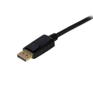 StarTech.com Cable de 1,8m DisplayPort a VGA – Cable Adaptador Activo de DisplayPort a VGA – Vídeo 1080p – Cable de Monitor DP a VGA – Convertidor DP 1.2 a VGA – Conector DP con Pestillo