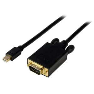 StarTech.com Cable de 1,8m de Vídeo Adaptador Conversor Activo Mini DisplayPort a VGA – 1080p – Negro