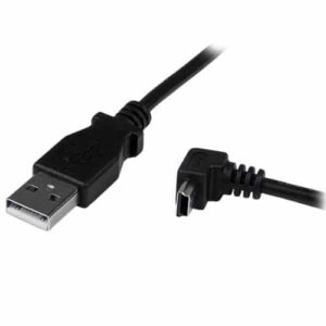 StarTech.com Cable Adaptador 2m USB A Macho a Mini USB B Macho Acodado en Ángulo hacia Abajo StarTech.com Cable Adaptador 2m USB A Macho a Mini USB B Macho Acodado en Ángulo hacia Abajo