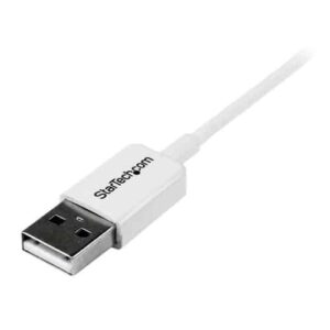 StarTech.com Cable Adaptador 2m USB A Macho a Micro USB B Macho para Teléfono Móvil Smartphone – Blanco