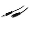 StarTech.com Cable de 2m de Extensión Alargador de Auriculares Mini-Jack 3,5mm Estéreo Macho a Hembra - Delgado StarTech.com Cable de 2m de Extensión Alargador de Auriculares Mini-Jack 3,5mm Estéreo Macho a Hembra – Delgado