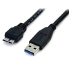 StarTech.com Cable 50cm USB 3.0 Super Speed SS Micro USB B Macho a USB A Macho Adaptador – Negro