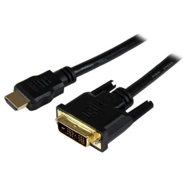 StarTech.com Cable HDMI a DVI 1,5m – DVI-D Macho – HDMI Macho – Adaptador – Negro