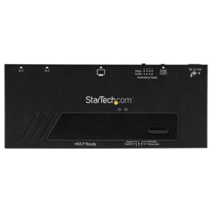 StarTech.com Switch HDMI de 2 Puertos con Conmutado Automático y Prioritario – 1080p