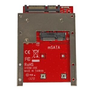 StarTech.com Adaptador Conversor de SSD mSATA a SATA de 2,5 Pulgadas - Convertidor StarTech.com Adaptador Conversor de SSD mSATA a SATA de 2,5 Pulgadas – Convertidor