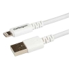 StarTech.com Cable 3m Lightning 8 Pin a USB A 2.0 para Apple iPod iPhone 5 iPad - Blanco StarTech.com Cable 3m Lightning 8 Pin a USB A 2.0 para Apple iPod iPhone 5 iPad – Blanco